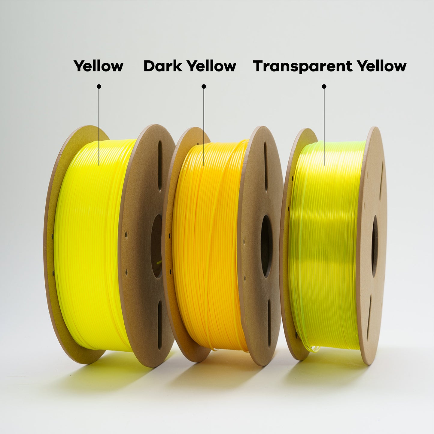 EconoFil™ Basic PLA Filament - Transparent Yellow - 1.75mm - 1 KG